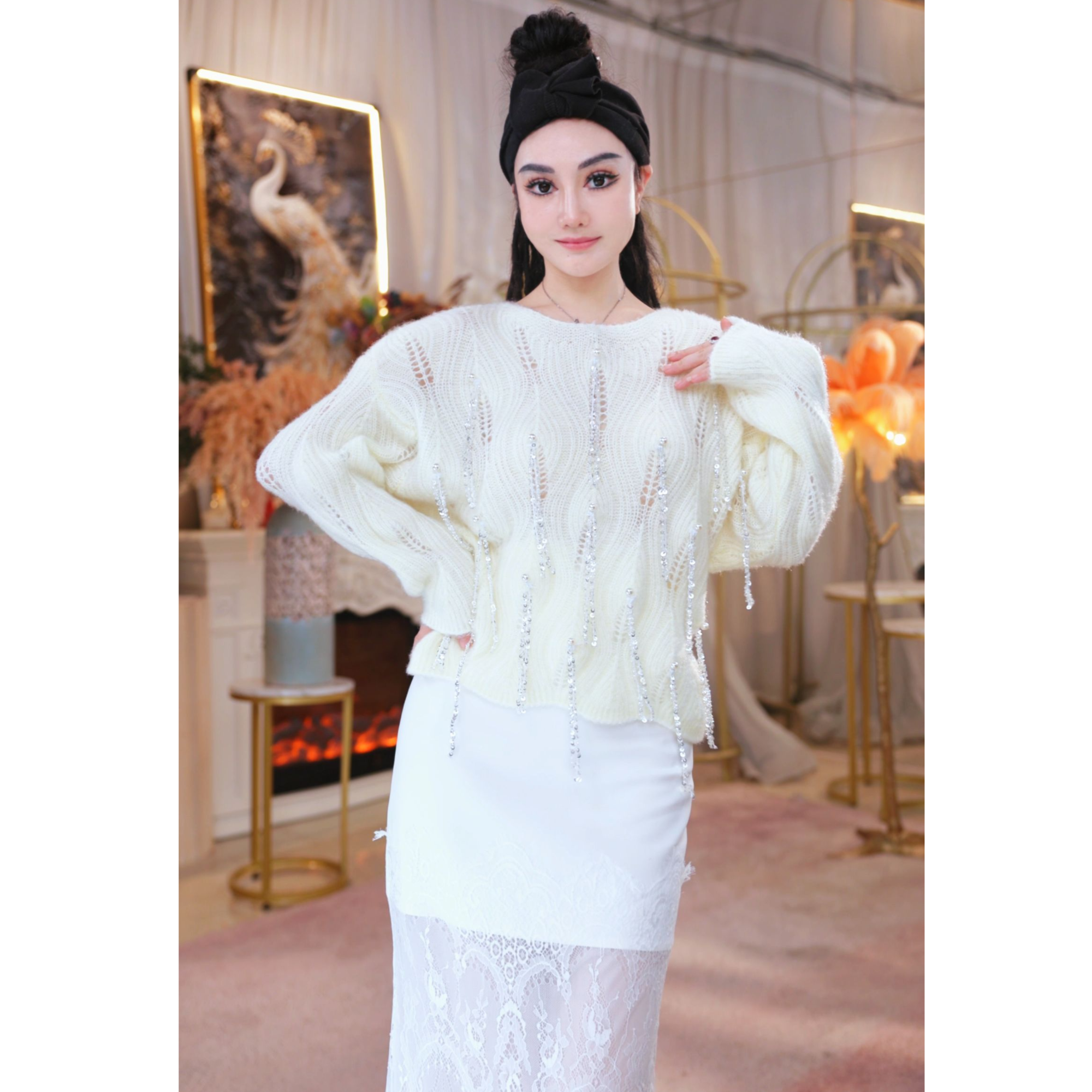 【星姐推荐】星原创高级定制「流年」设计师秋季小众轻奢名媛上衣