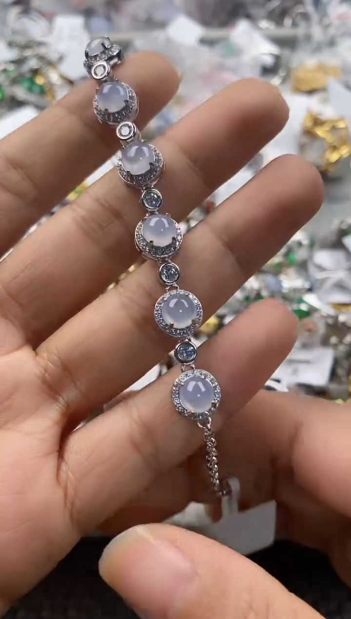银S925镶嵌戒指翡翠333---6
