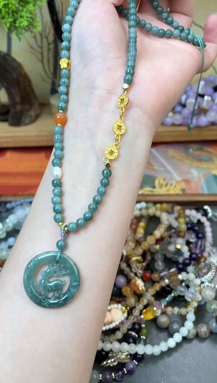 【闪购商品】翡翠手饰未镶嵌190手串