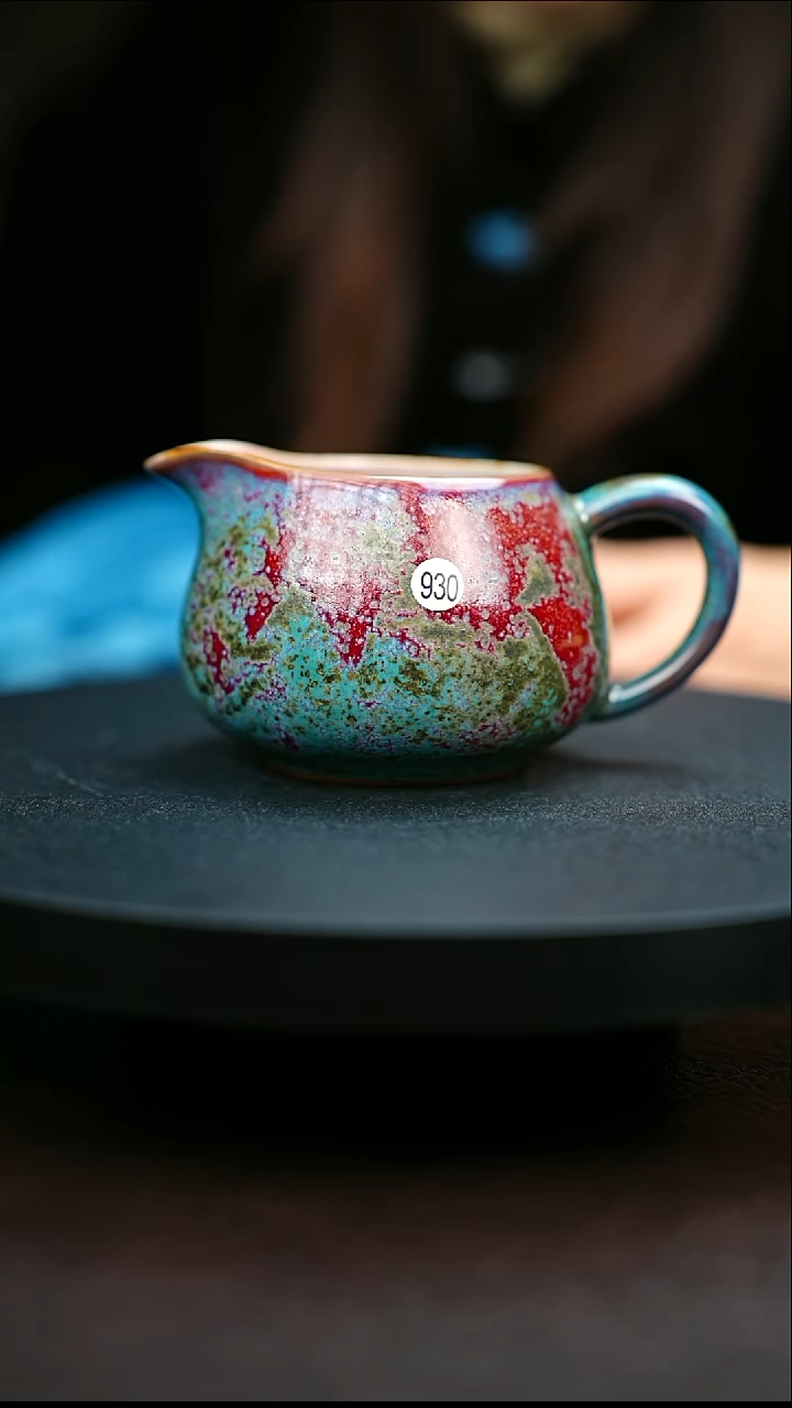 930#原矿钧瓷炉钧釉公道杯
