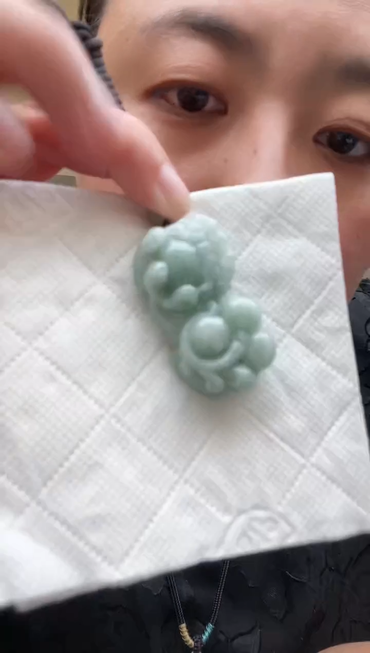 翡翠未镶嵌颈饰天然翡翠吊坠貔貅15