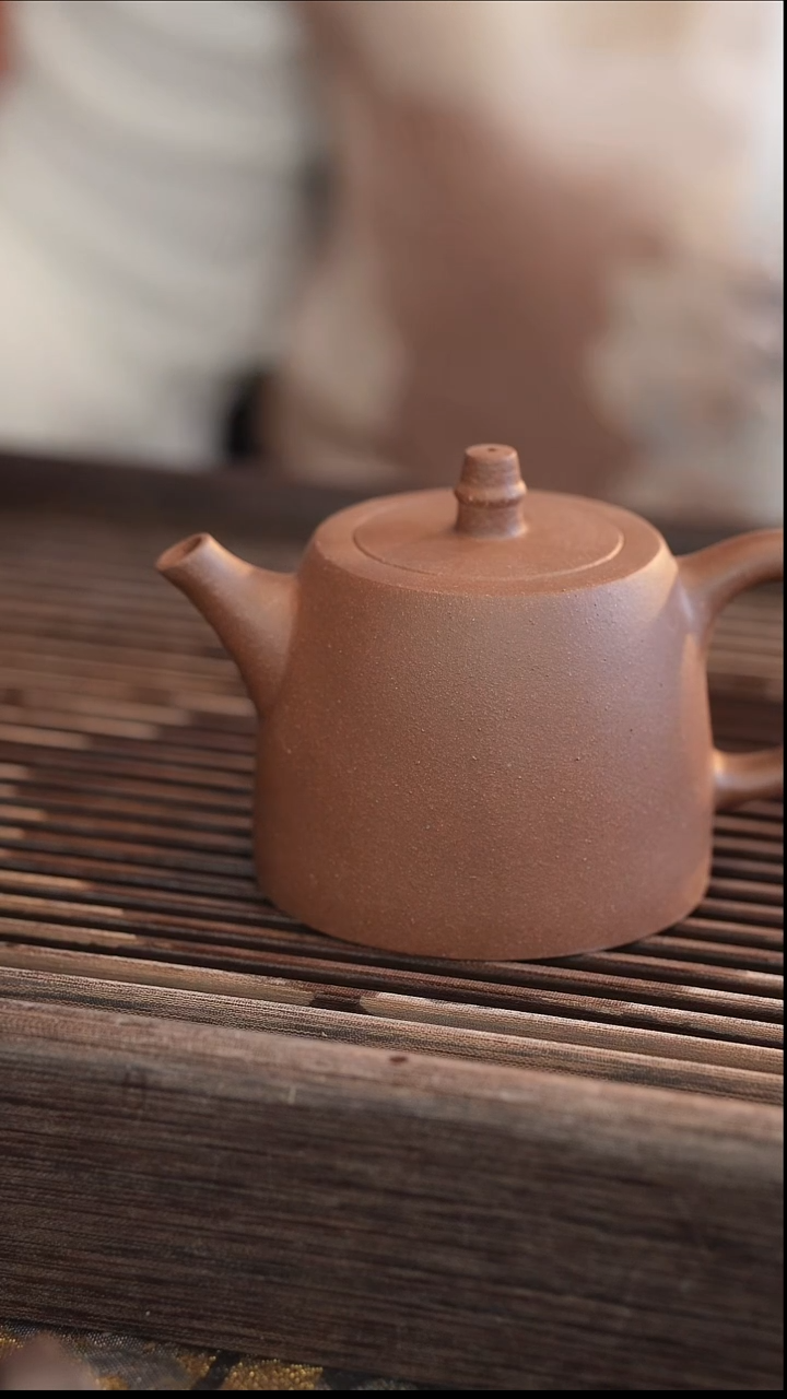 茶壶紫砂汉铎 紫泥 200cc