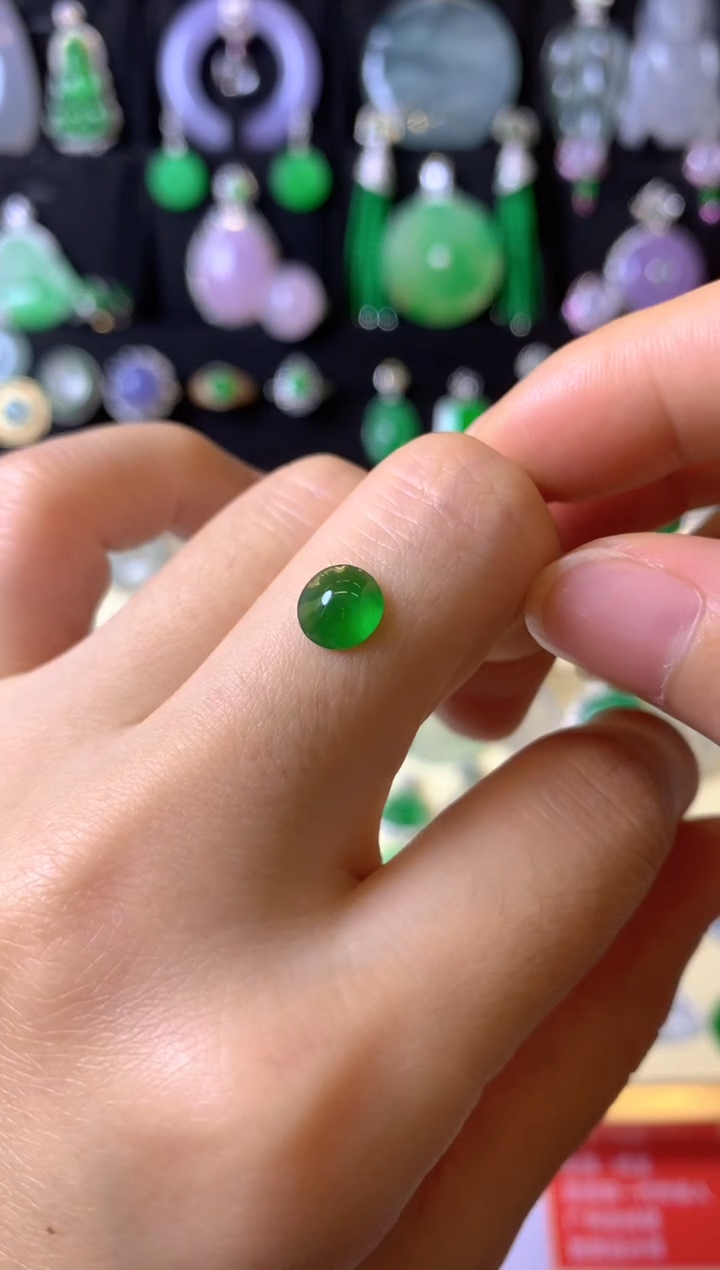 【闪购商品】定制翡翠未镶嵌1裸玉（客户意向镶嵌）