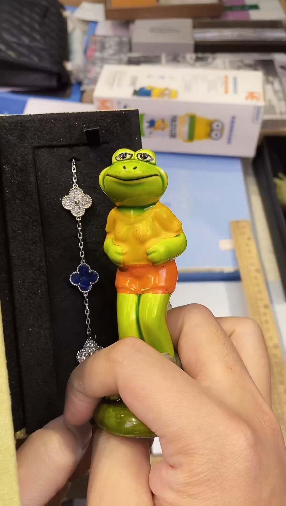 【闪购商品】瓷片四蓝白手-都是我的大宝贝儿瓷器