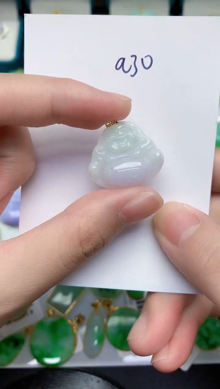【闪购商品】翡翠颈饰18K金镶嵌0000000000