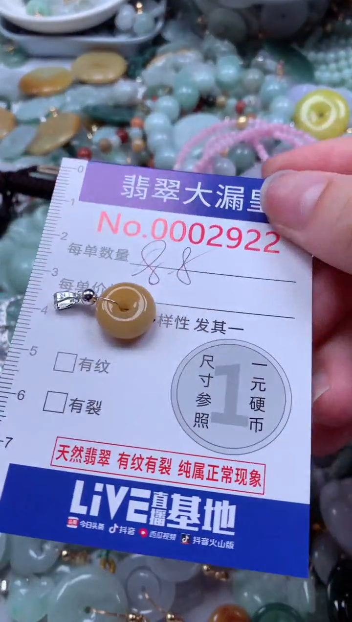 翡翠未镶嵌吊坠(不含链)2922
