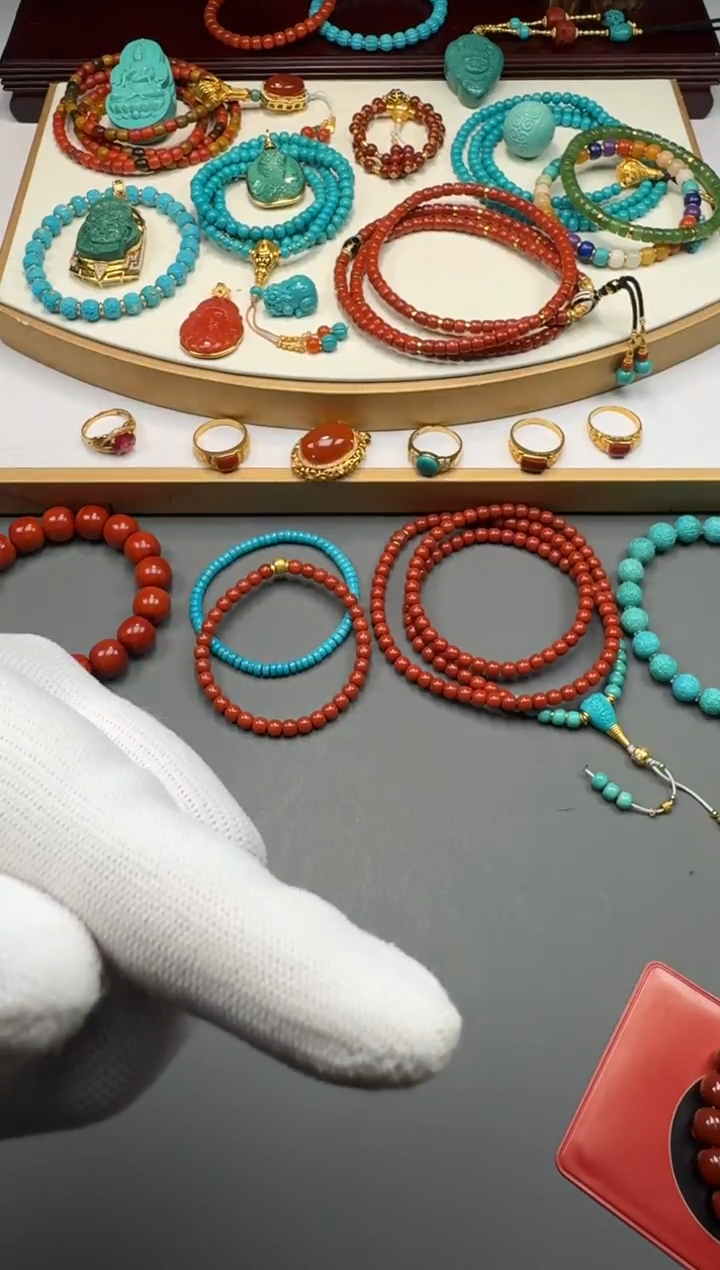 18K金镶嵌手串南红玛瑙德***～11111