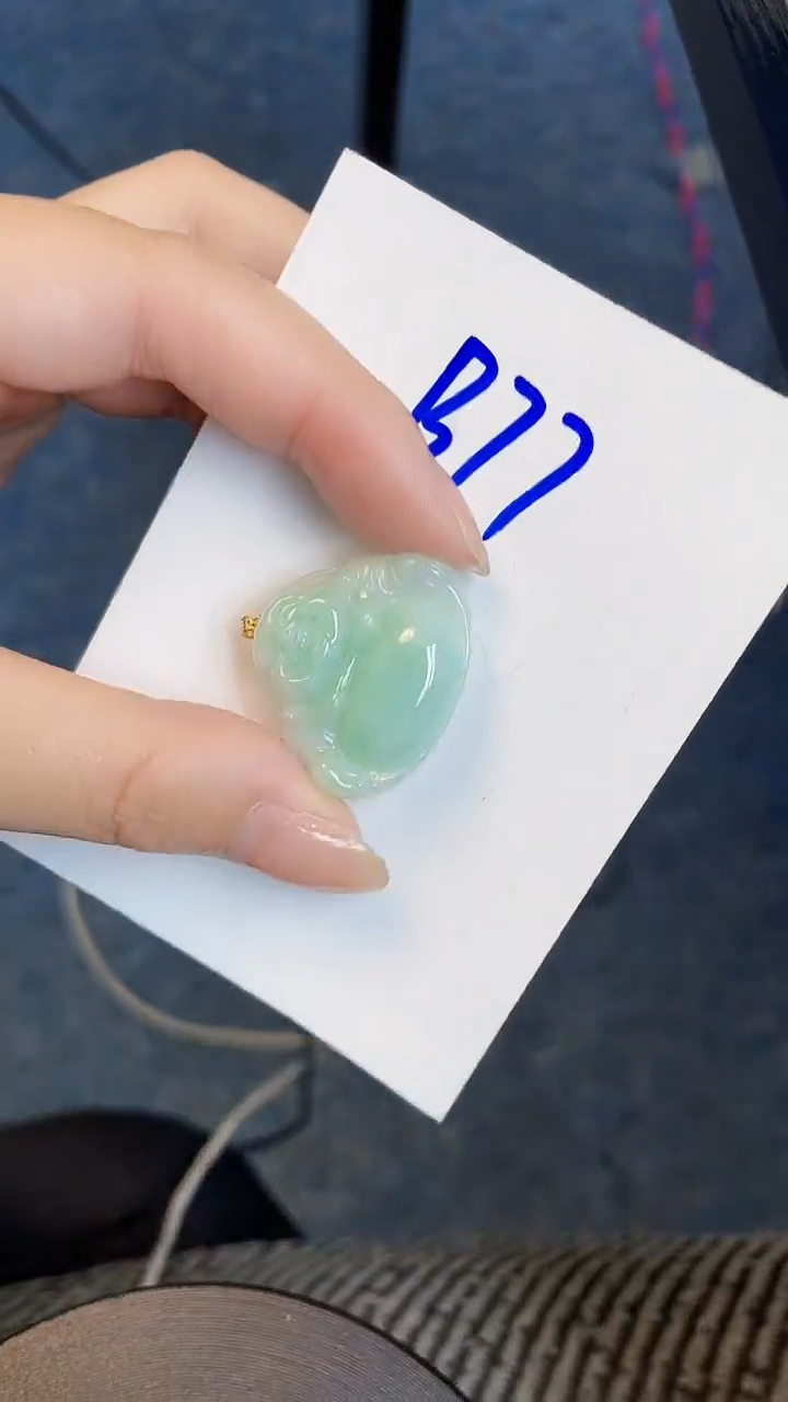 【闪购商品】翡翠颈饰18K金镶嵌000000000