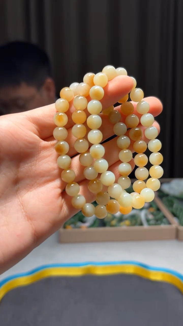 颈饰未镶嵌和田玉多样性发一条