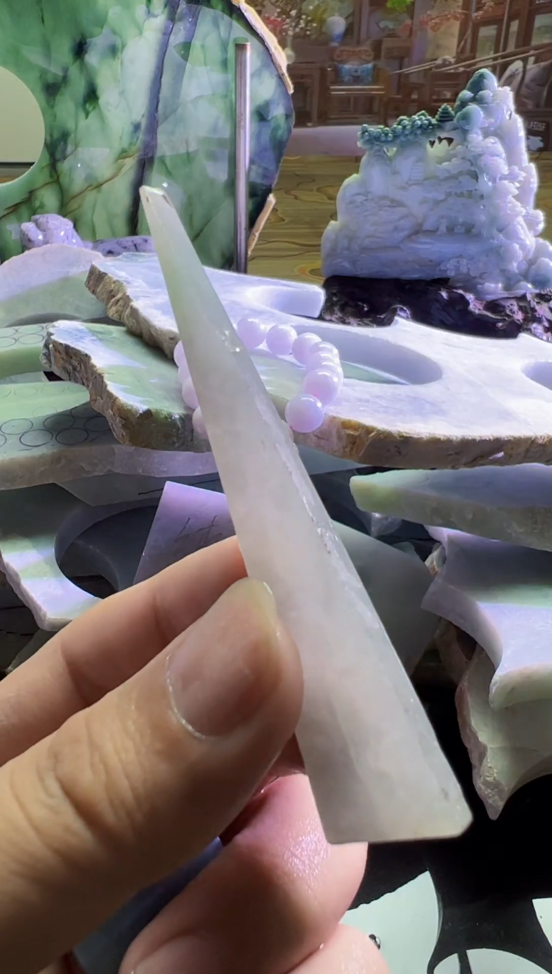 未镶嵌挂件翡翠?****水天然缅甸翡翠A货