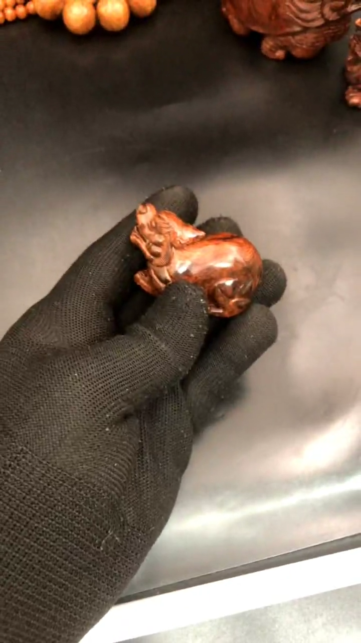 把件黄花梨/降香黄檀海黄野生紫油梨老料貔貅把件