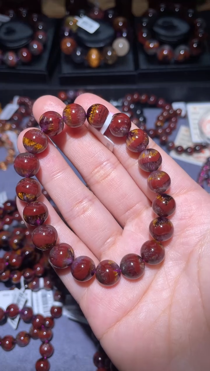 【闪购商品】水晶手链未镶嵌极光10mm-158