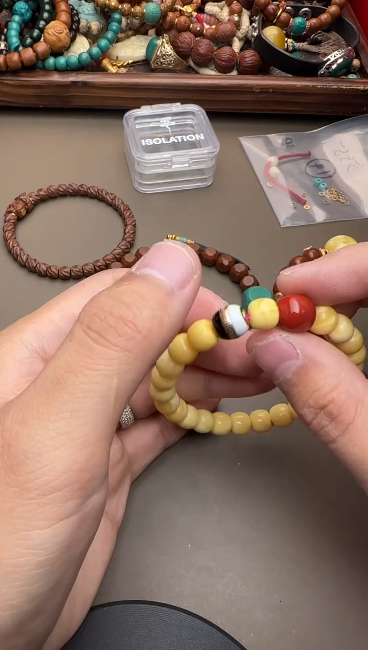 【闪购商品】蜜蜡裸石未镶嵌手串831354384