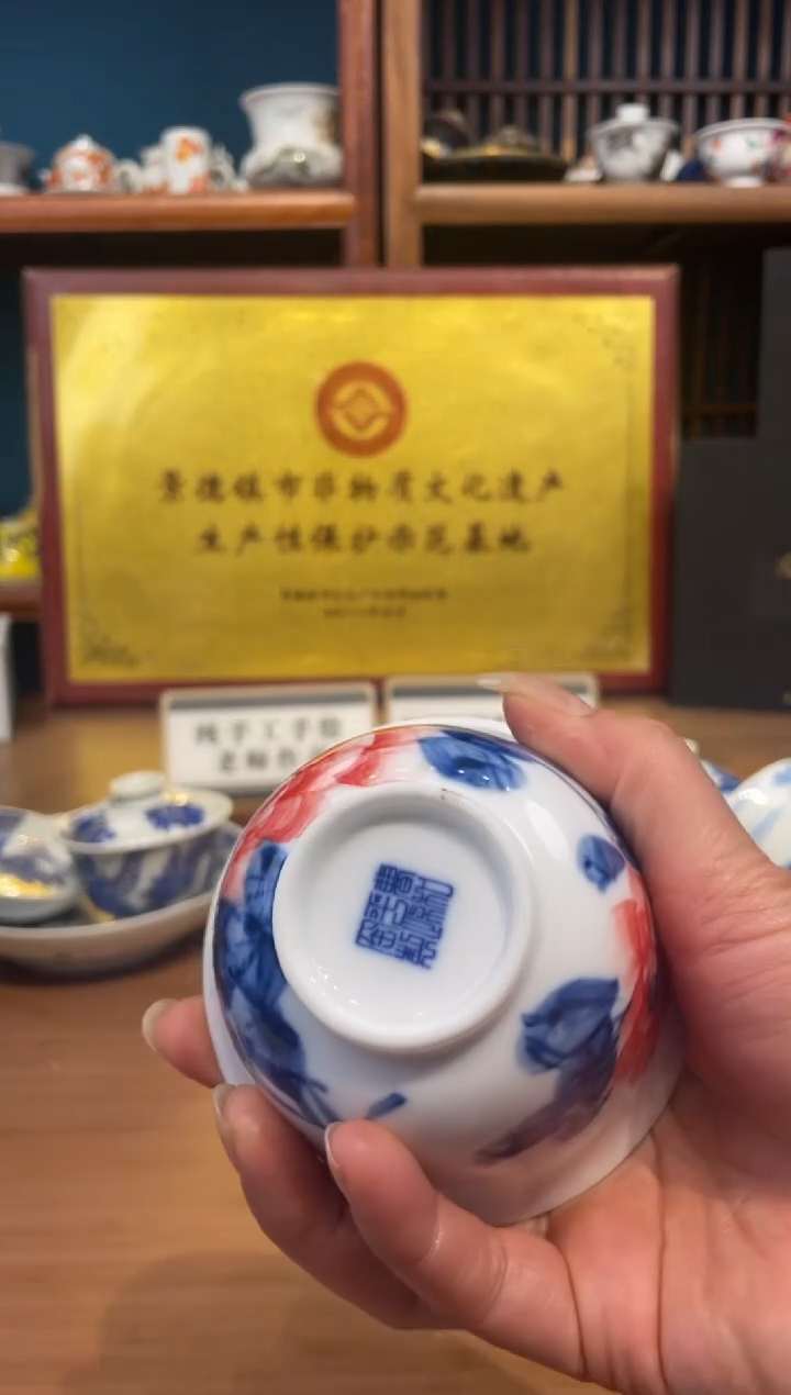 瓷片景德镇手工手绘陶瓷