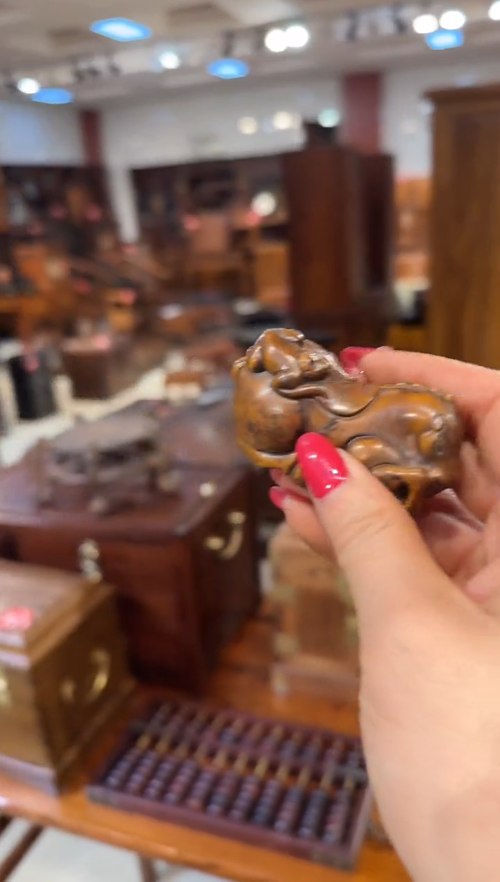 【闪购商品】木木艺黄杨木马上封侯手把件68.888