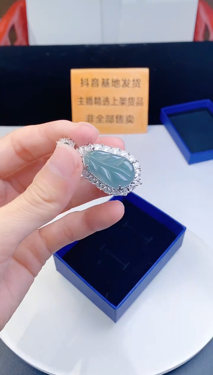 颈饰未镶嵌翡翠   