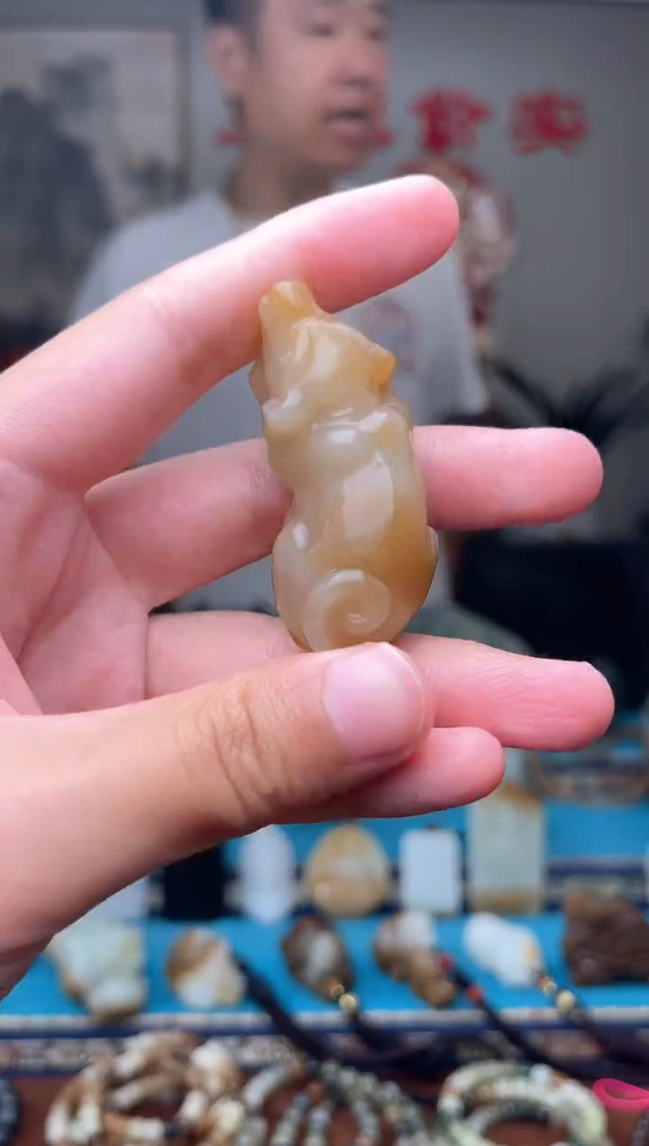 和田玉未镶嵌挂件1