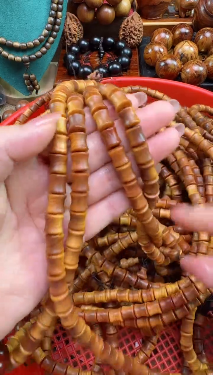 柏木（崖柏）手串/手链崖柏竹节款0.9多圈