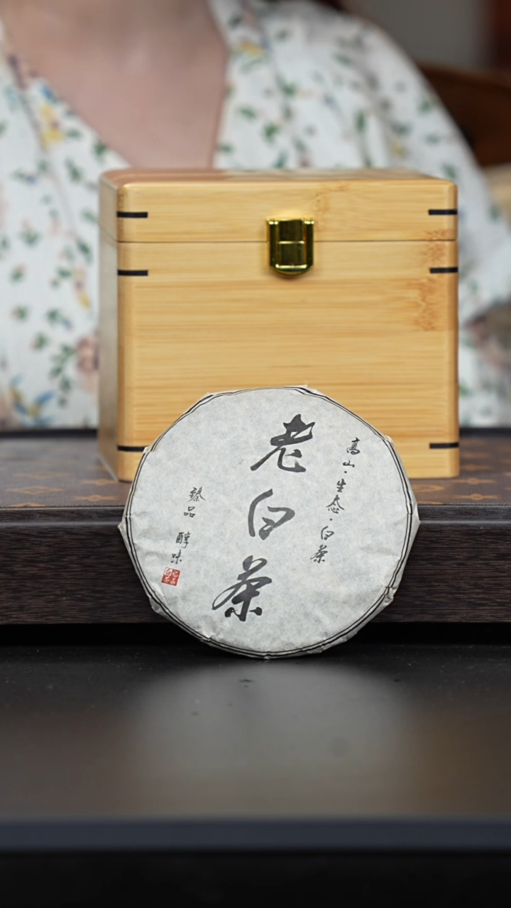 茶壶紫砂至纯天青盒子+福鼎白