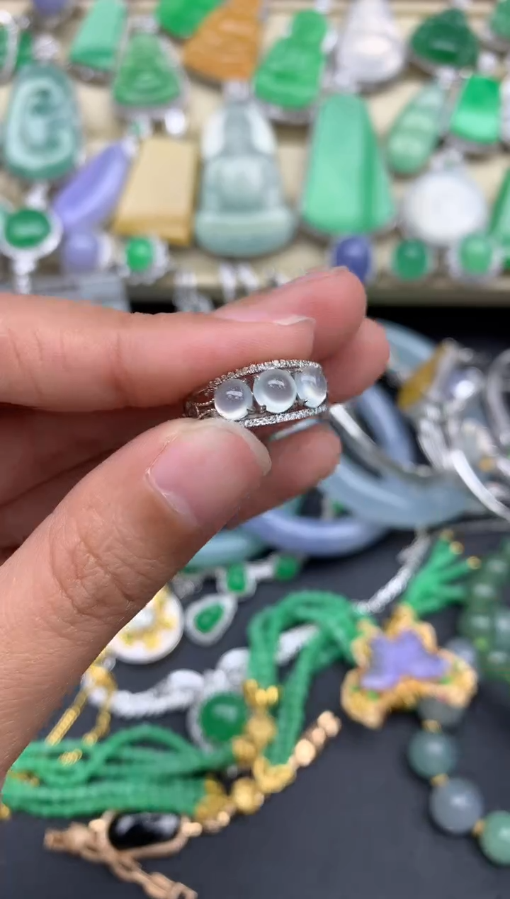 【闪购商品】翡翠戒指18K金镶嵌238-中国好珍宝