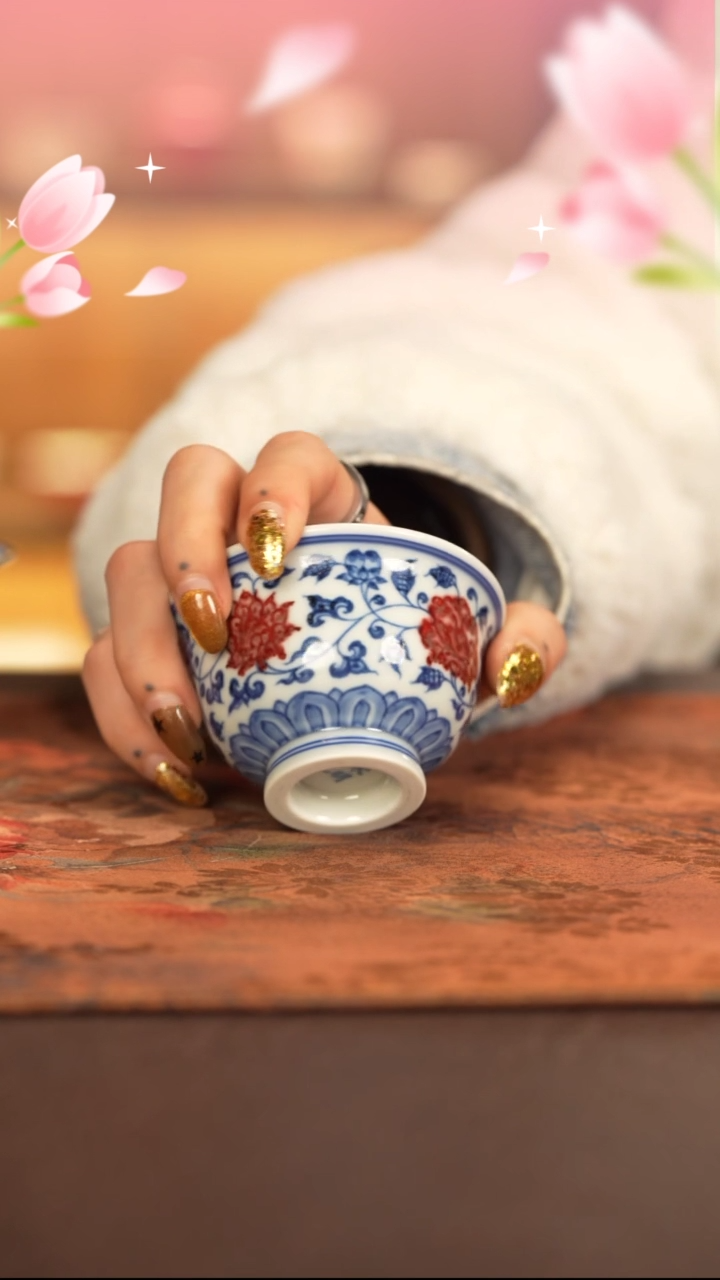 【闪购商品】杯子永明尚玩景德镇手工手绘陶瓷