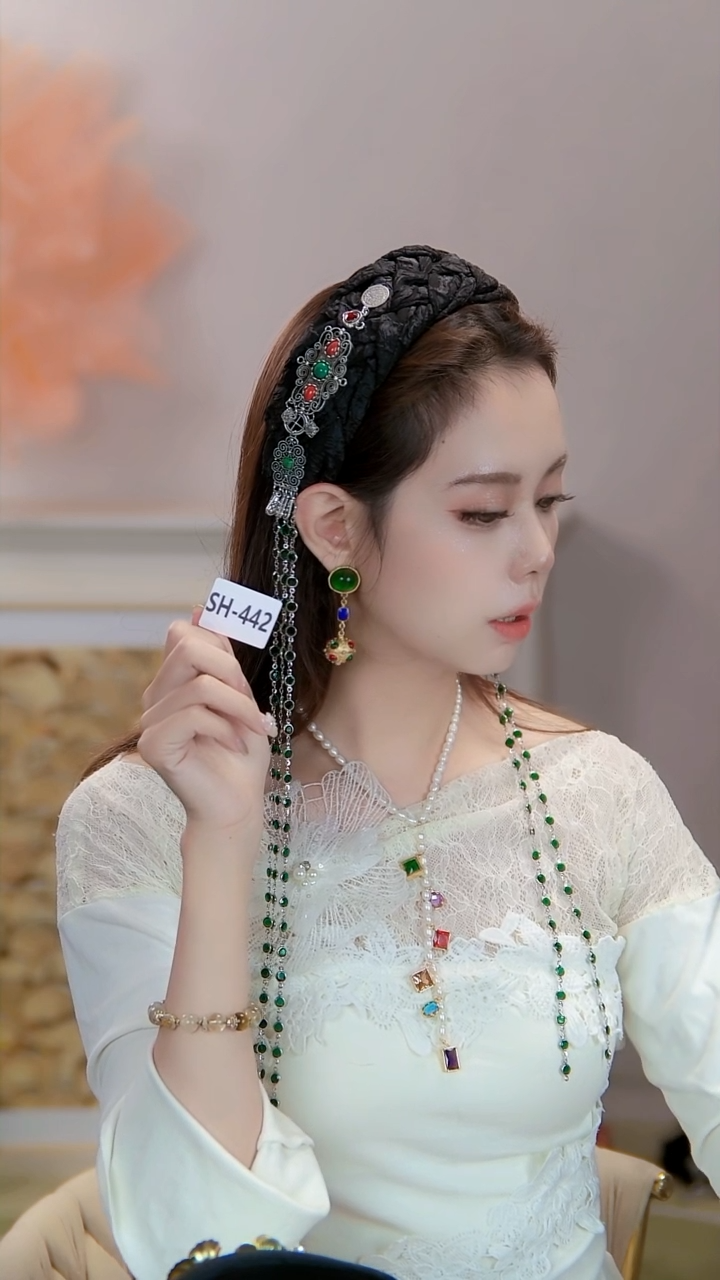 锌合金布艺发饰【SH-442】