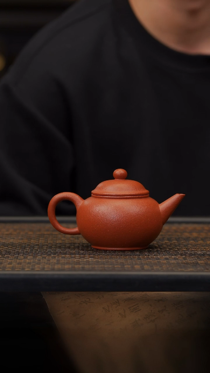 【闪购商品】紫砂茶壶57空山造器 纯红水平