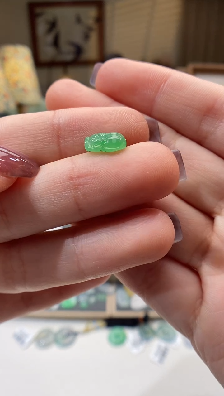 【闪购商品】翡翠颈饰未镶嵌貔貅