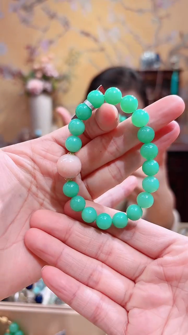 未镶嵌手链石英质玉虫*米设计款手串