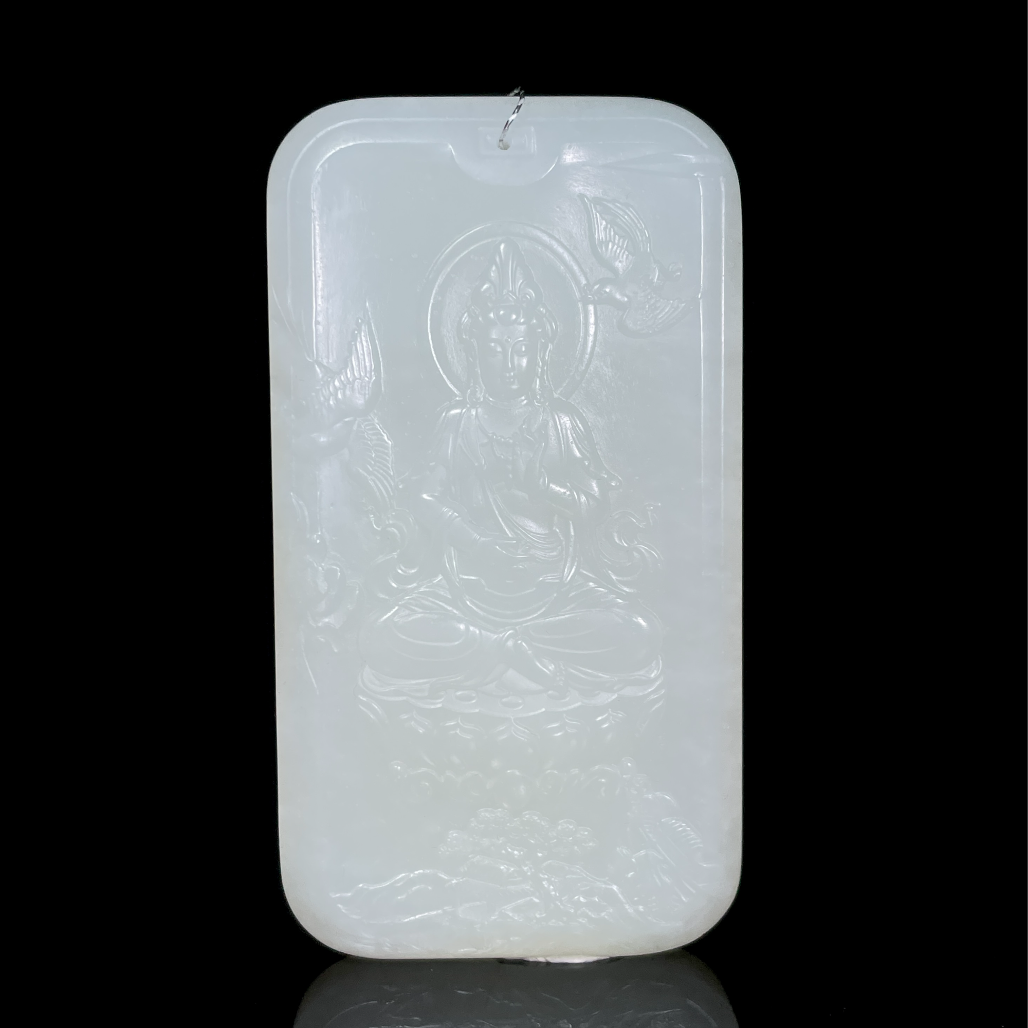 jd38-龙佑慈航  和田玉