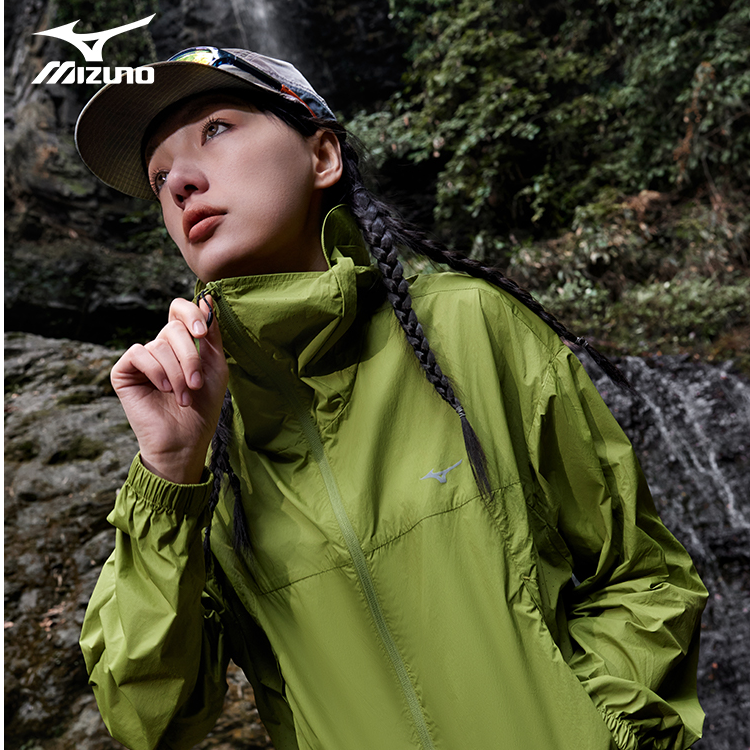 美津浓男女同款UPF300+高效防晒梭织夹克K2CE53Y2