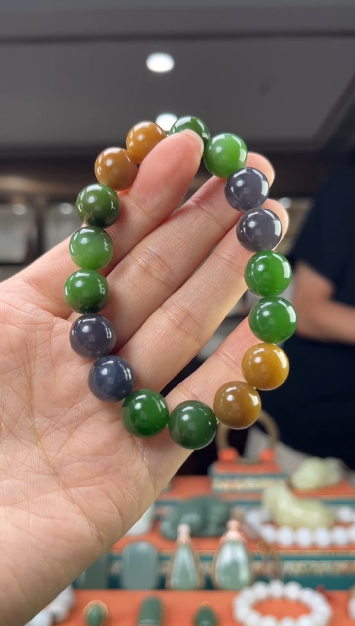 和田玉未镶嵌颈饰佩佩12mm左右