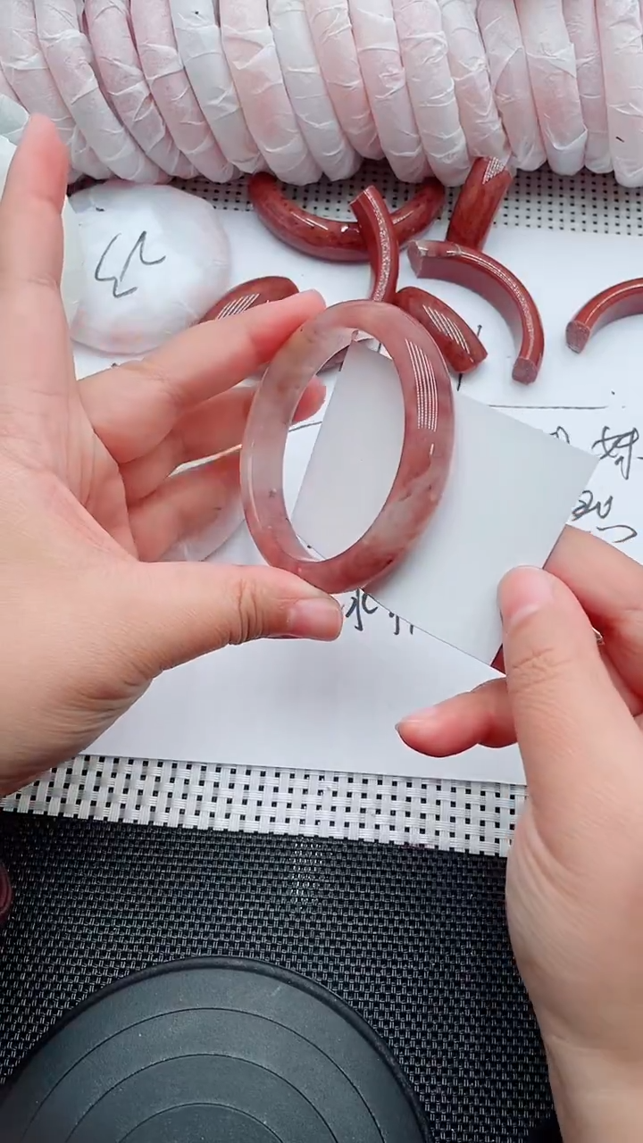 未镶嵌手镯石英质玉187-58-59