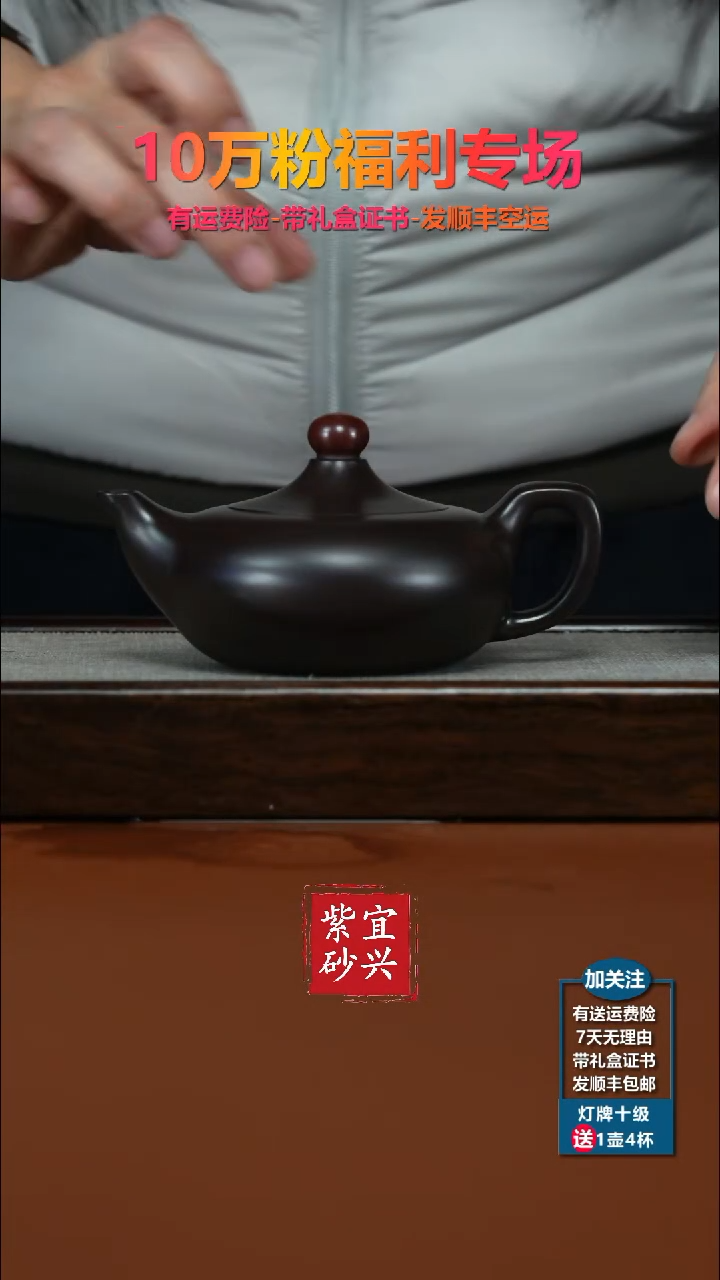 茶壶紫砂李传荣赤龙血砂鸿运当头220CC
