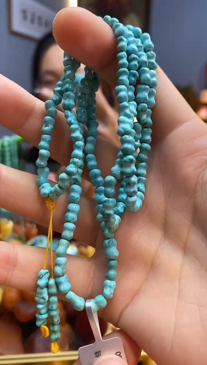 绿松石未镶嵌颈饰项链