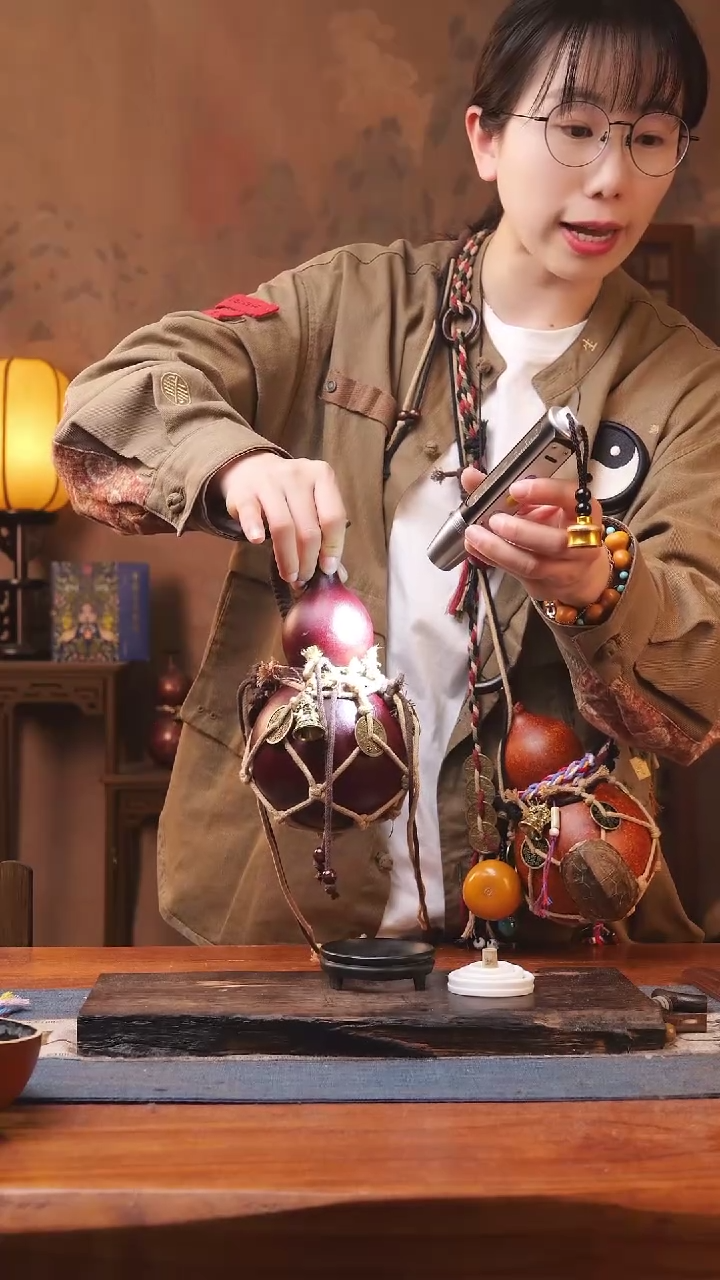 【闪购商品】297号精品大漆葫芦防腐防渗装饮料水茶酒