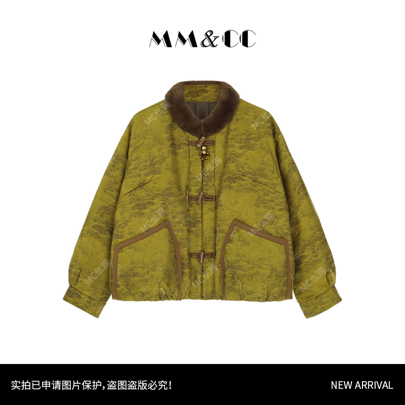 【翠云轩】新中式国风重工2025新羽绒服女冬季新款羽绒厚外套G8957