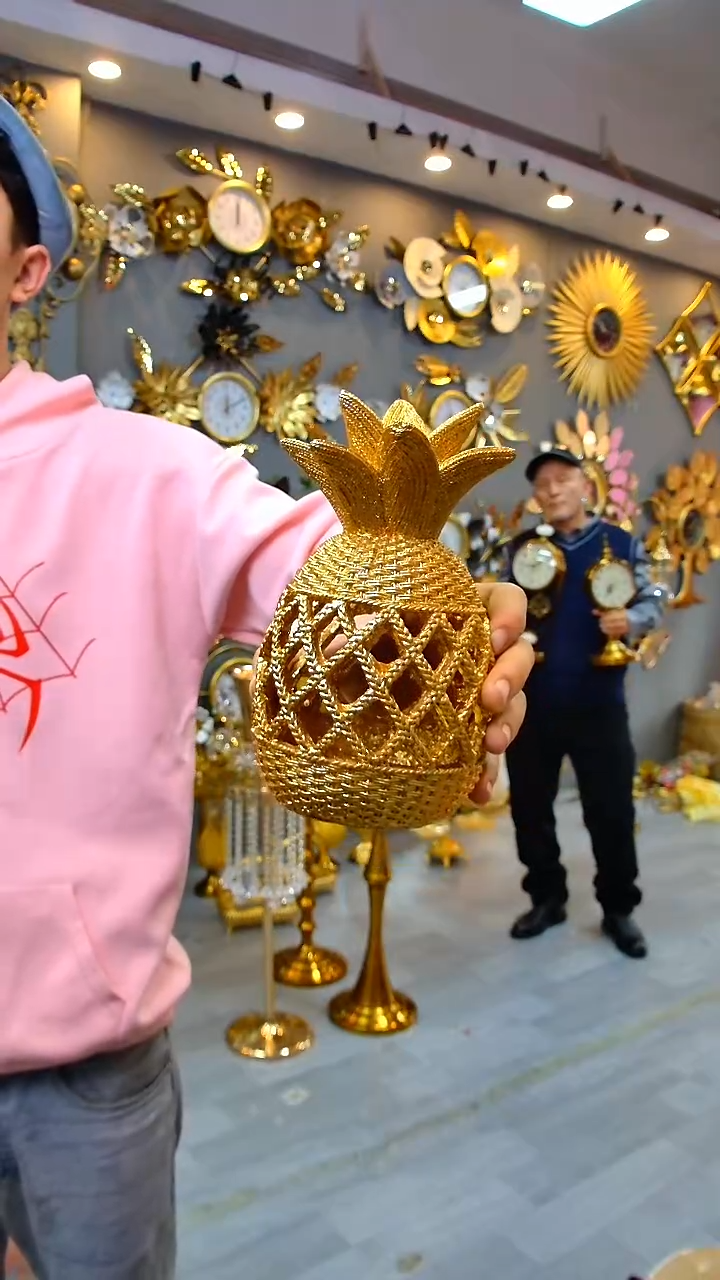 人造板菠萝摆件欧式 