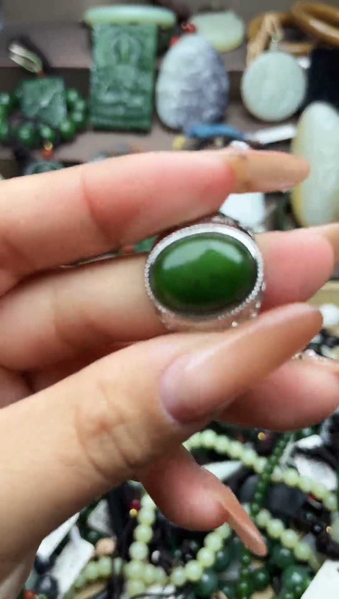 颈饰未镶嵌和田玉未镶嵌和田玉吊坠多样性拍一发一