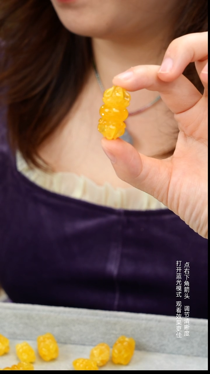 蜜蜡颈饰未镶嵌哎**哟3.76 111111