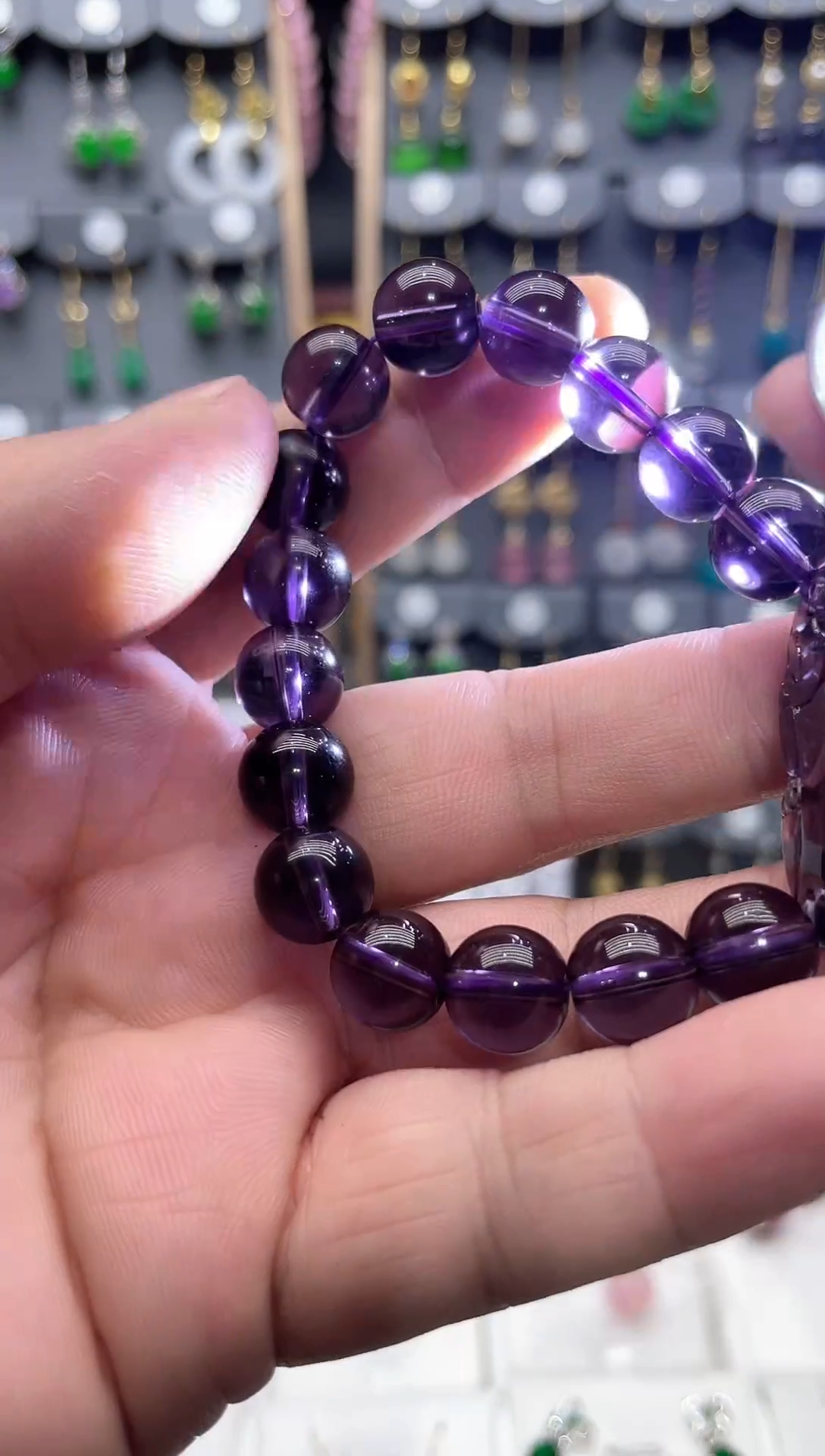 【闪购商品】紫晶手绳银S925镶嵌手链