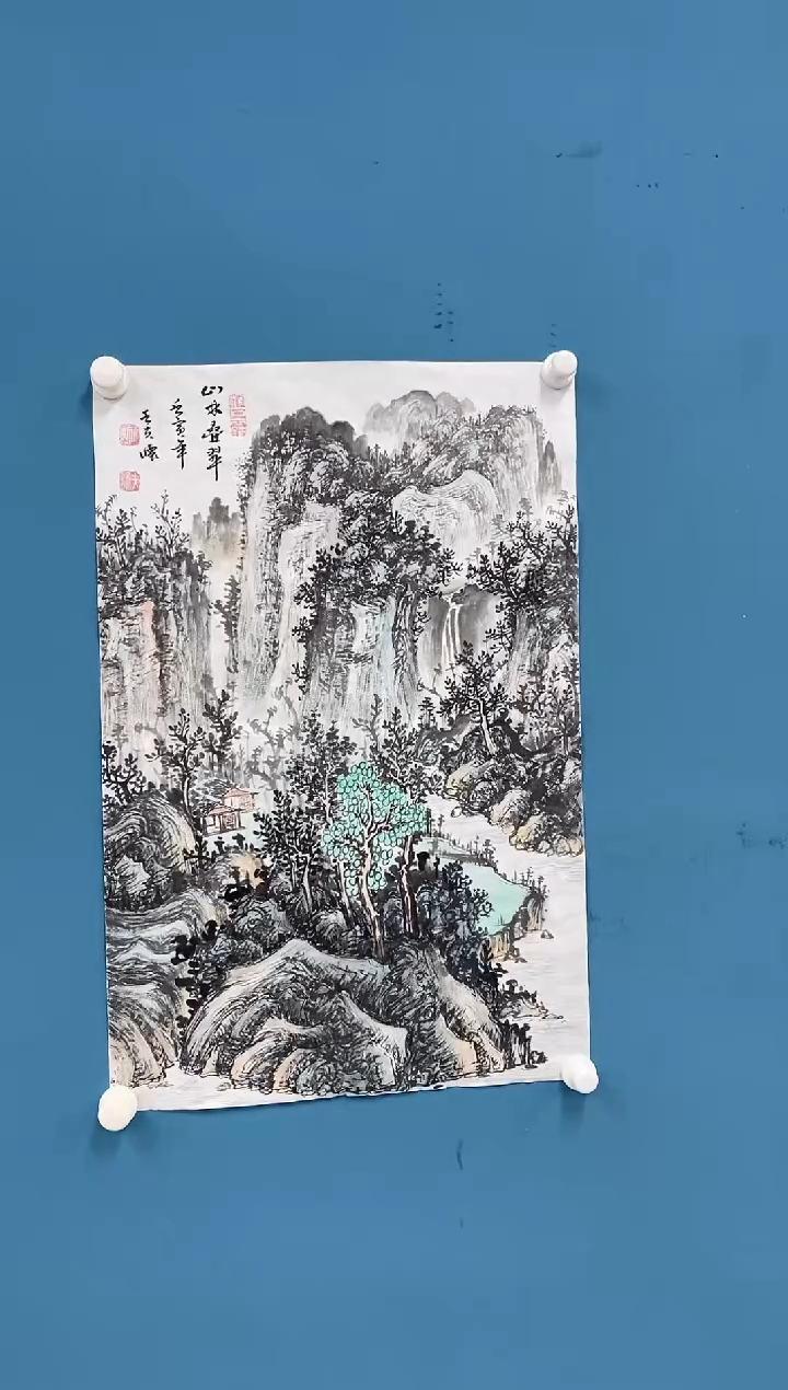 【闪购商品】国画2.17-王夫怀-四尺三开13