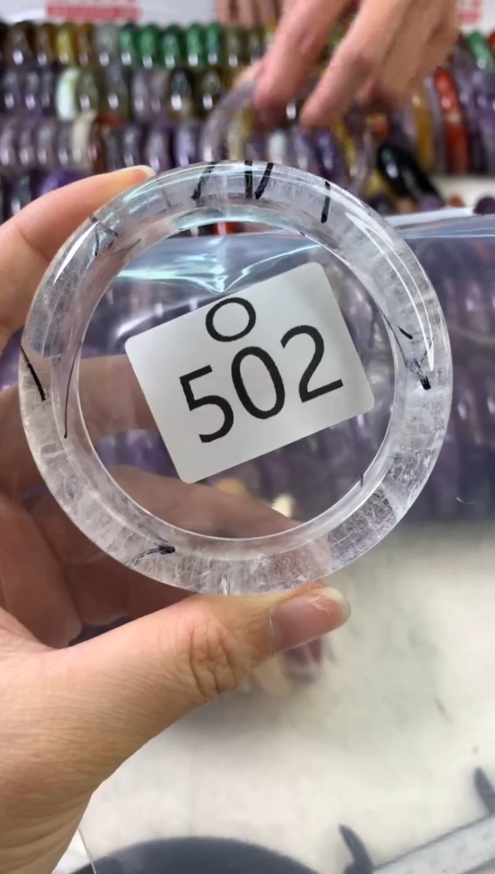 【闪购商品】水晶水晶手镯O未镶嵌502-59