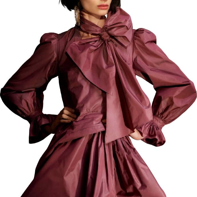 （直播间过款链接）法式千金风常规衬衫荷叶边长袖蝴蝶衬衣