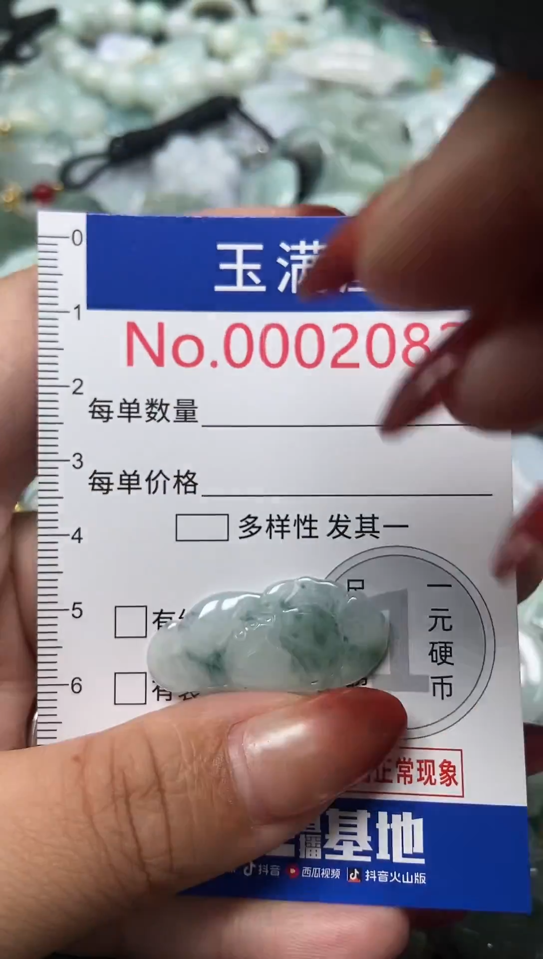 颈饰未镶嵌翡翠2082