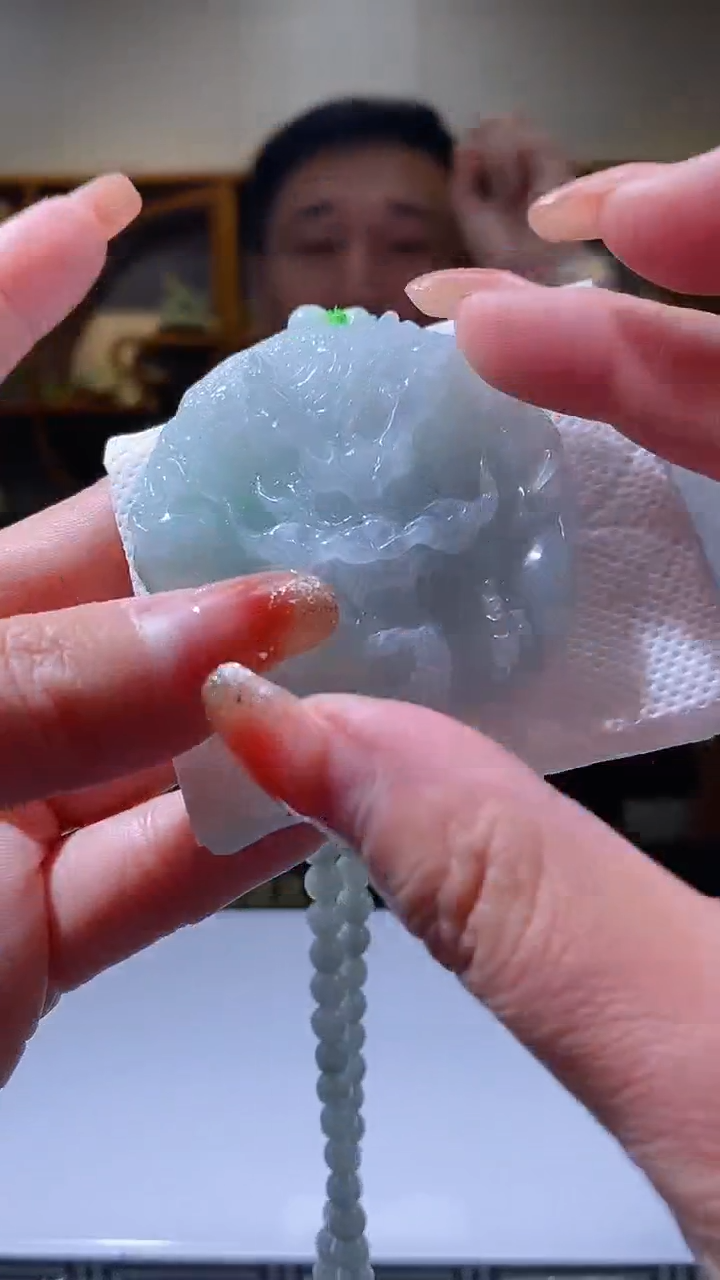 【闪购商品】定制翡翠未镶嵌36/0208/W/发其一件/龙