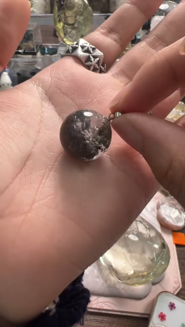 未镶嵌珠宝半成品水晶M529 约1.9cm