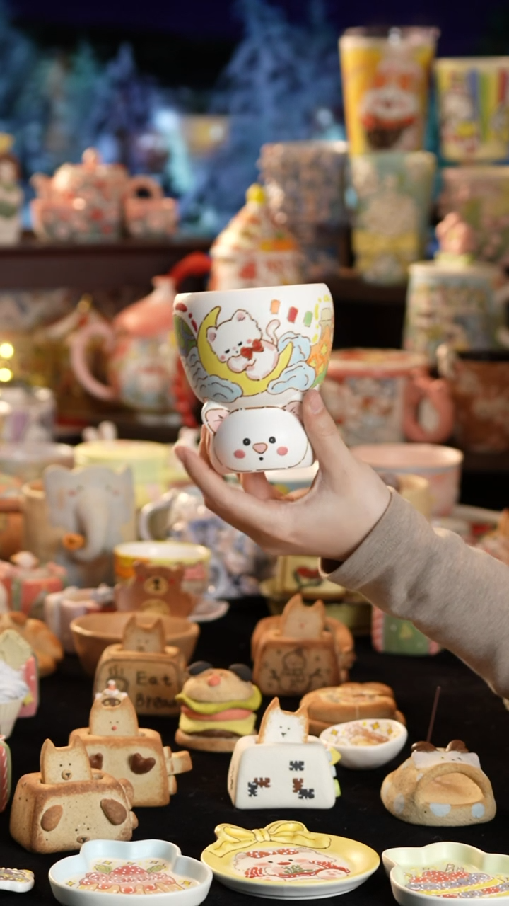 其他陶景德镇釉下彩手绘设计师款陶瓷