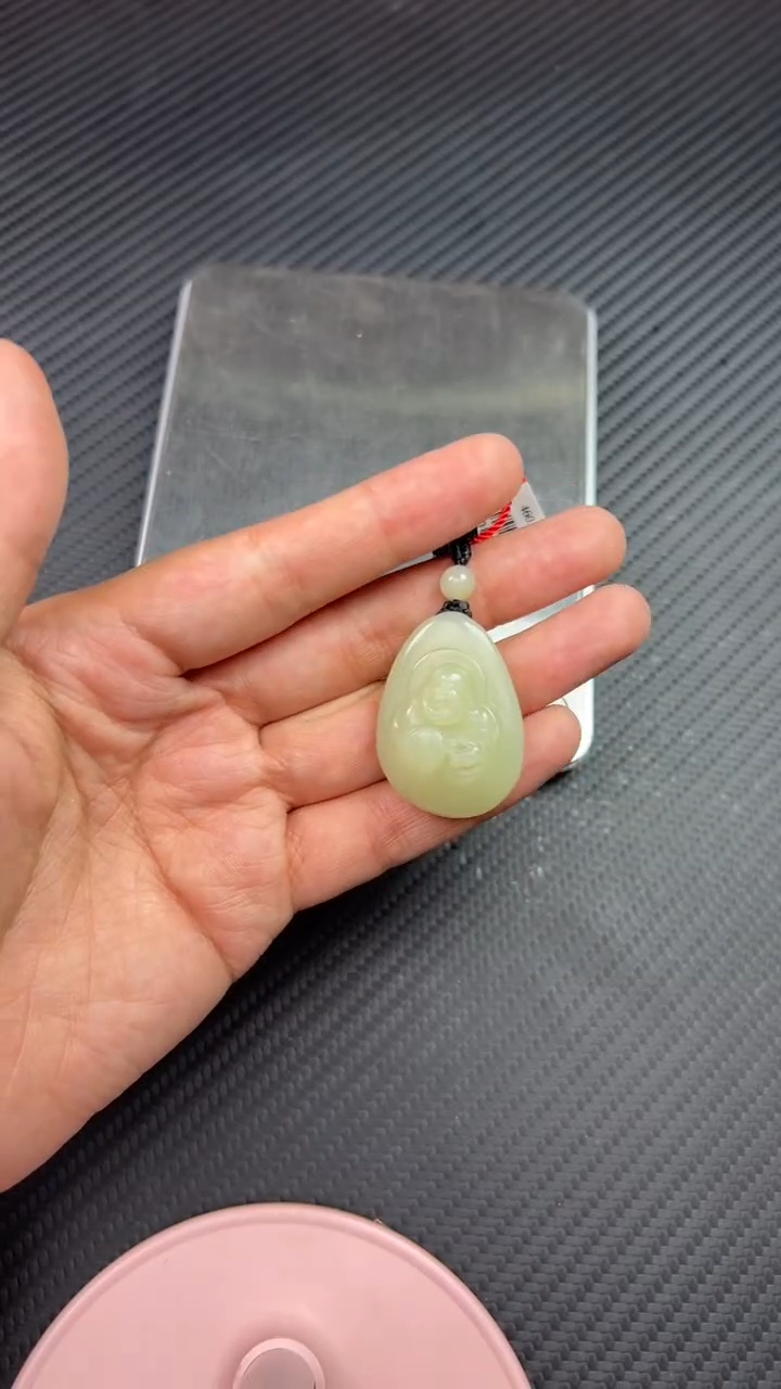 【闪购商品】和田玉吊坠(赠链)未镶嵌且末微色差迪克兰二细