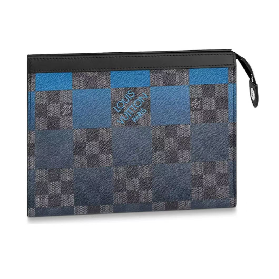 99新 LouisVuitton/路易威登 Lv潮酷绚丽棋盘格 洗漱包/U26